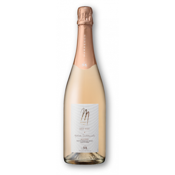Méthode tradtionnelle brut rosé Luberon Grenache Mousseux