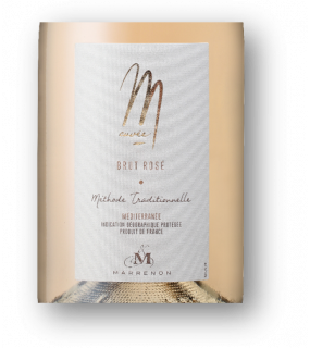 Méthode tradtionnelle brut rosé Luberon Grenache Mousseux