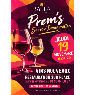 Soirée sortie vin nouveau Prem's Chez SYLLA